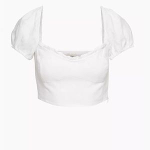 NWT aritzia wander linen top